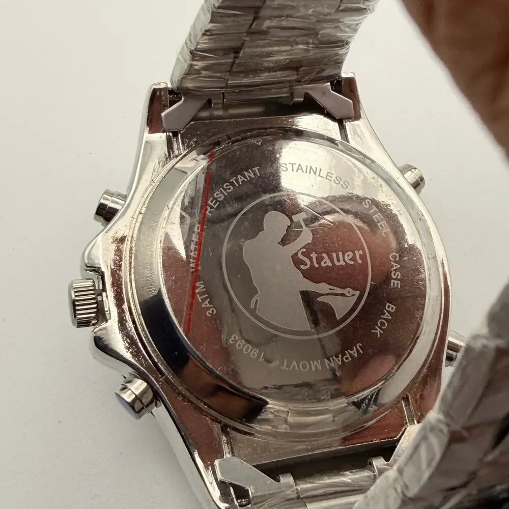 Stauer Compendium Hybrid Chronograph Watch - Oversized Sporty Timepiece